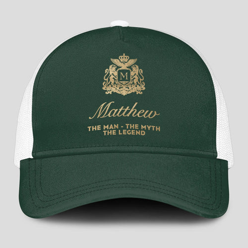 The Man The Myth The Legend Sage Green Mesh Cap MATTHEW 13K1 C192PF