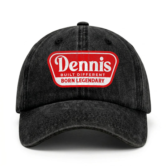 Built Different Born Legendary Red Logo Washed Cap DENNIS 13K1 C63PF