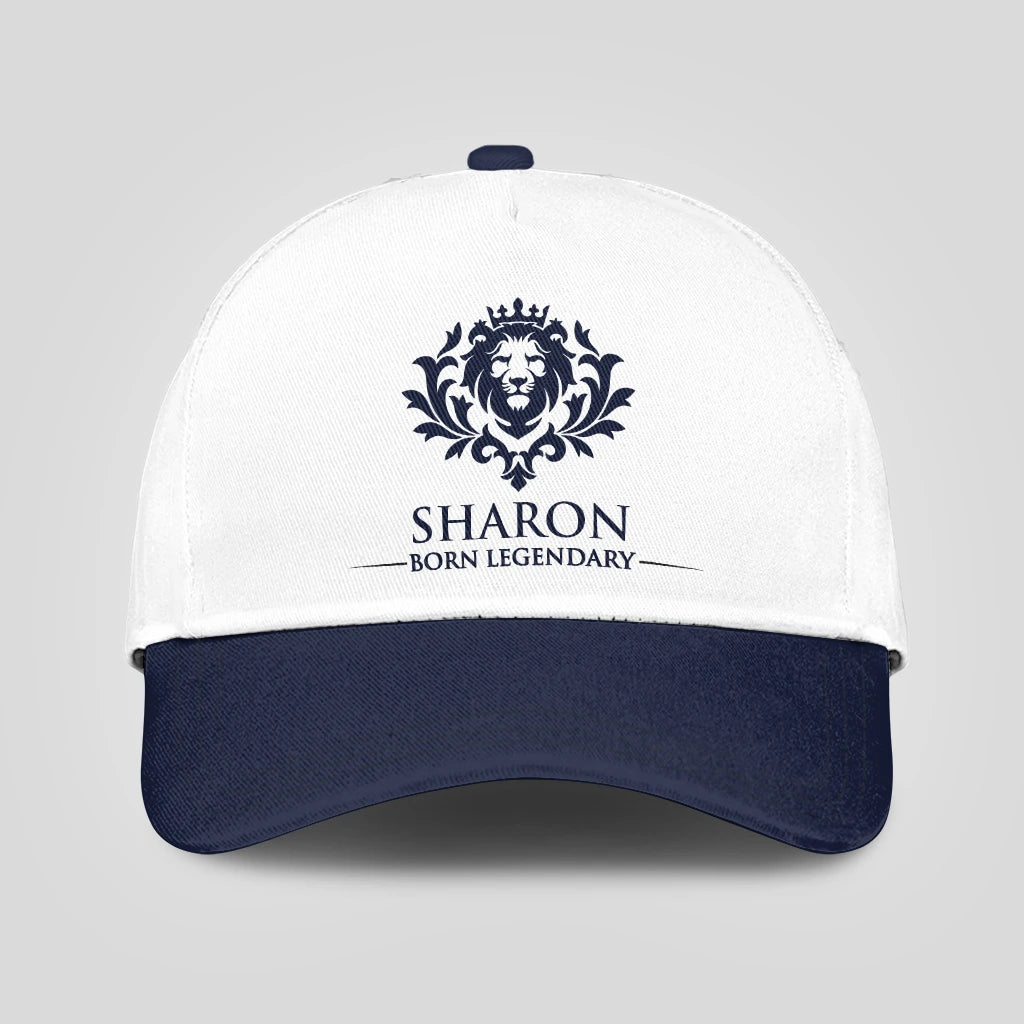 Born legendary lion blue and white baseball cap SHARON 13K1 C185PF