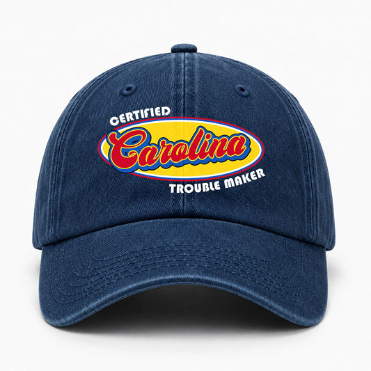 Certified Your Name Trouble Maker Washed Cap CAROLINA 13K1 C73PF
