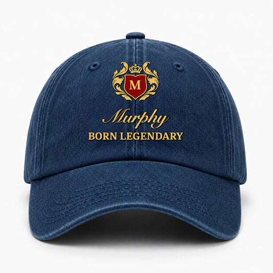 Born Legendary Royal Blue Washed Cap MURPHY 13K1 C183PF