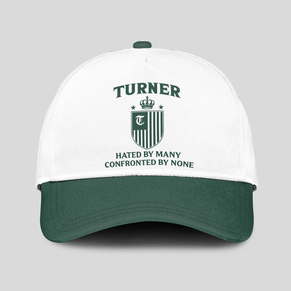 Hated By Many Confronted By None Luxury Logo Cap TURNER 13K1 C41PF