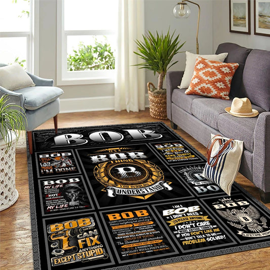 BOB Personalized Sponge Floor Mat – Custom Printed Home Decor 13K1-AR2