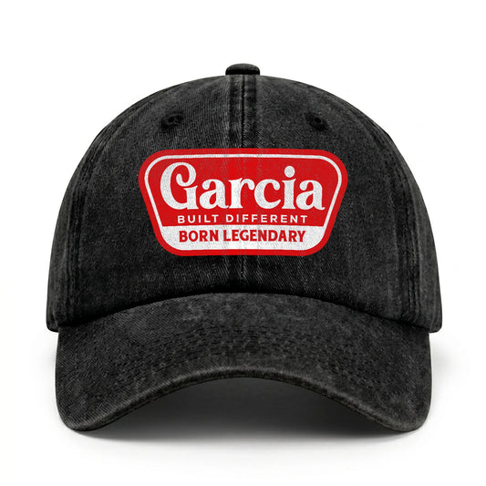 Built Different Born Legendary Red Logo Washed Cap GARCIA 13K1 C63PF