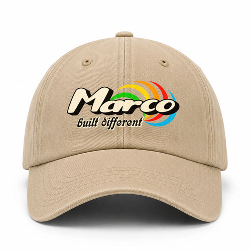 Your Name Built Different Retro Washed Cap MARCO 13K1 C55PF