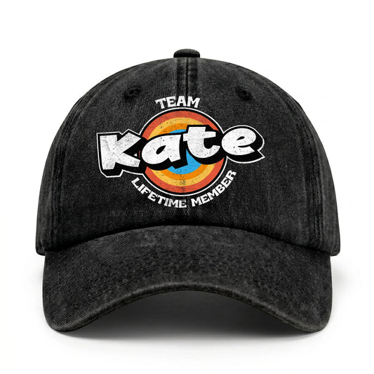 Team Your Name Lifetime Member Logo Cap KATE 13K1 C66PF