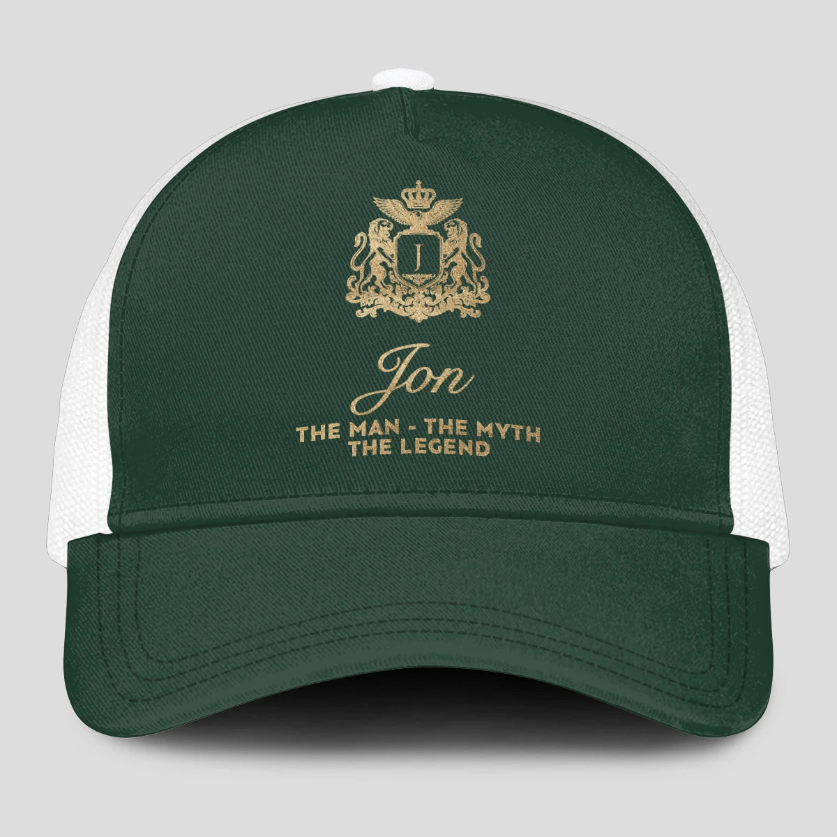 The Man The Myth The Legend Sage Green Mesh Cap JON 13K1 C192PF