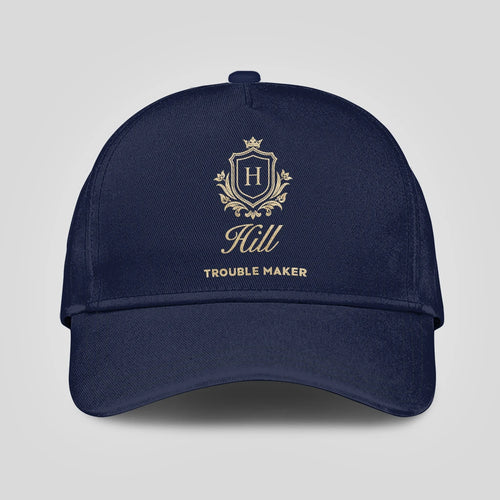 Trouble Maker Golden Logo Navy Cap HILL 13K1 C155PF