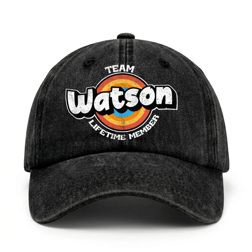 Team Your Name Lifetime Member Logo Cap WATSON 13K1 C66PF
