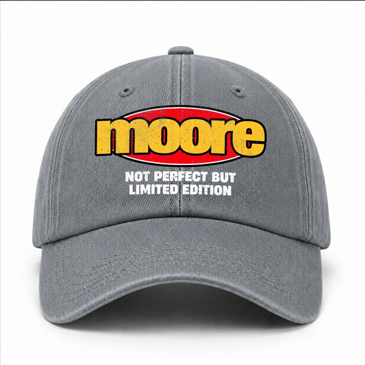 Your Name Not Perfect But Limited Edition Red Logo Washed Cap MOORE 13K1 C84PF