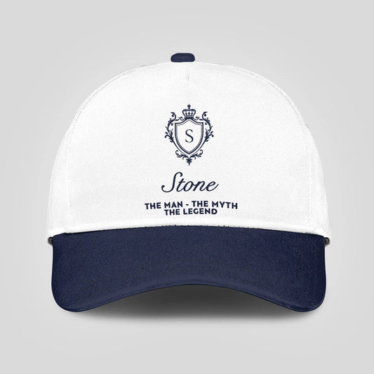 The Man The Myth The Legend Blue Cap STONE 13K2 C46PF