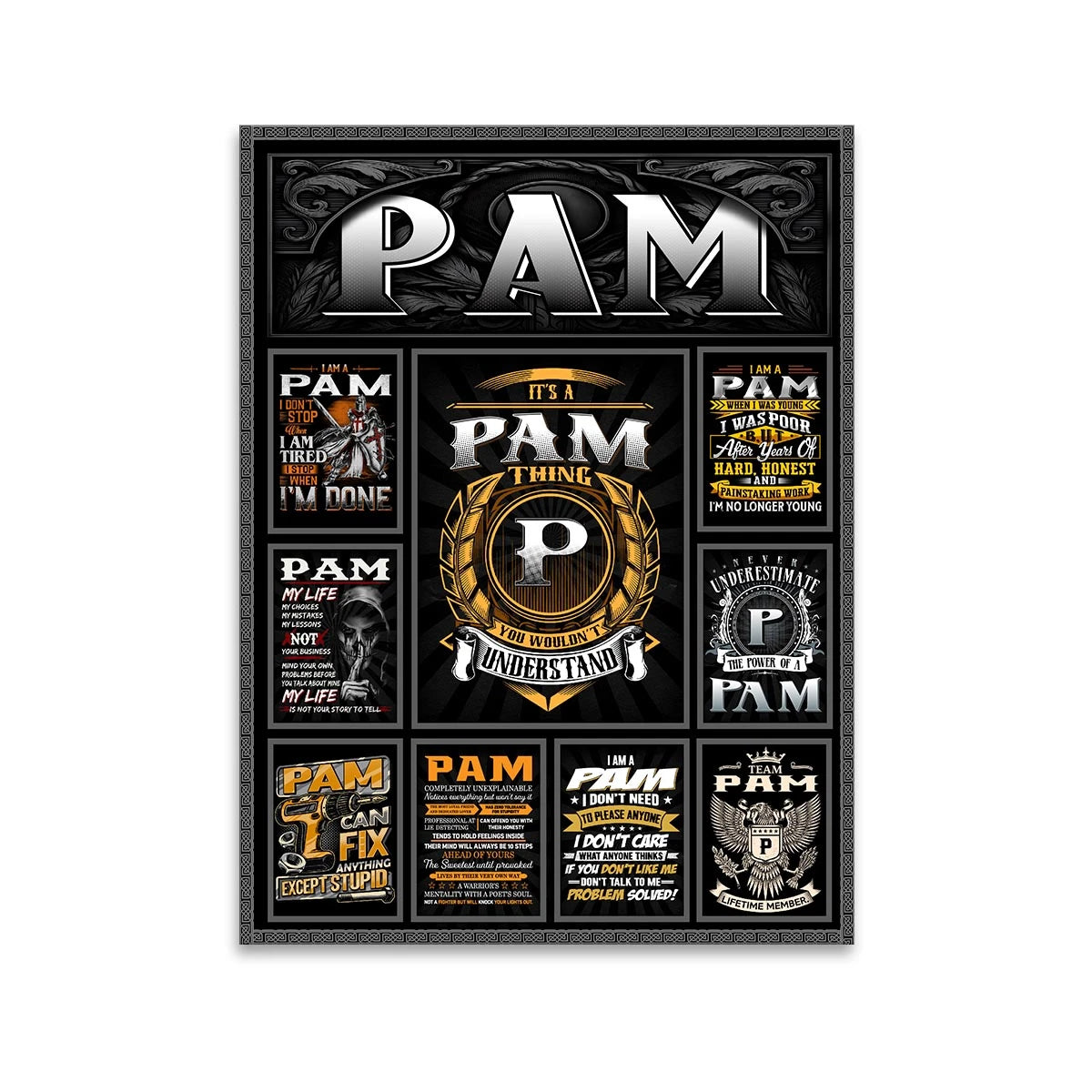 PAM Personalized Sponge Floor Mat – Custom Printed Home Decor 13K1-AR2