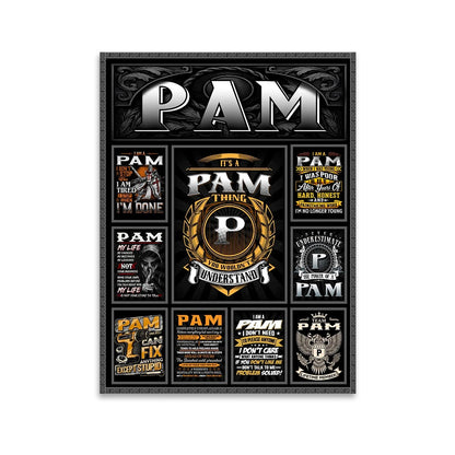 PAM Personalized Sponge Floor Mat – Custom Printed Home Decor 13K1-AR2