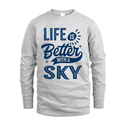 SKY 13K1-116 Personalized Name Quote T-Shirt Life Is Better With Unisex Gift