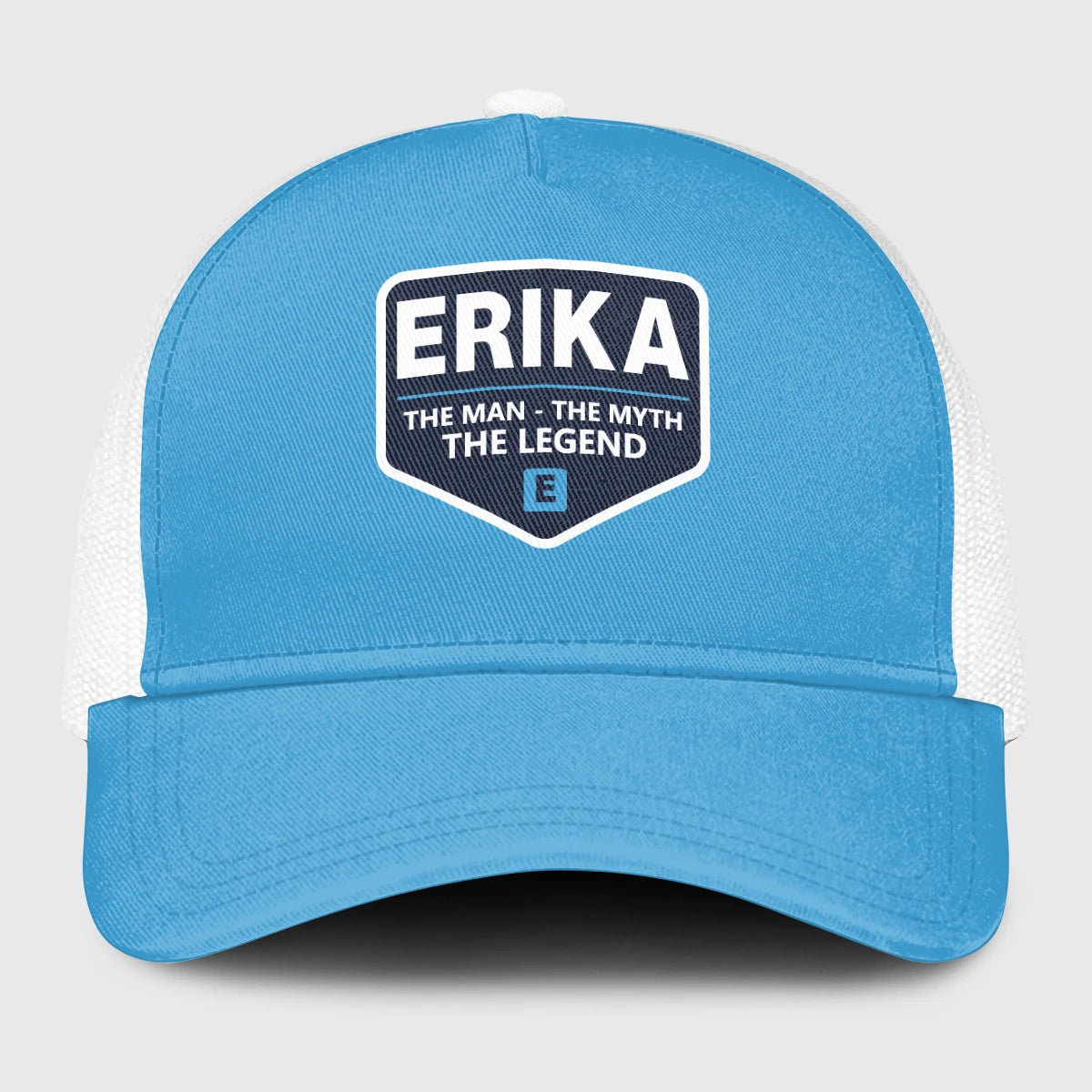 The Man The Myth The Legend Light Blue Mesh Cap ERIKA 13K1 C190PF