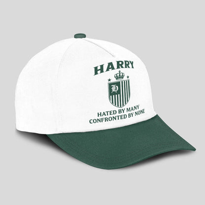 Hated By Many Confronted By None Luxury Logo Cap HARRY 13K1 C41PF