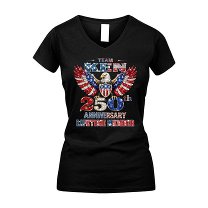 KEN 13K1-523 Personalized "Team...Lifetime Member" America 250 Design