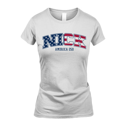 NICK 13K1-555 America 250 Personalized