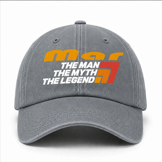 The Man The Myth The Legend With Logo Washed Cap MAR 13K1 C72PF
