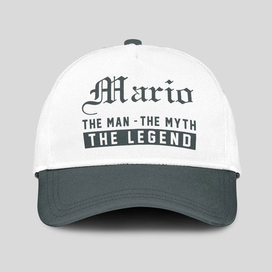 The Man The Myth The Legend Luxury Cap MARIO 13K1 C39PF