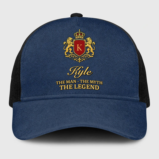 The Man The Myth The Legend Royal Blue Mesh Cap KYLE 13K1 C187PF