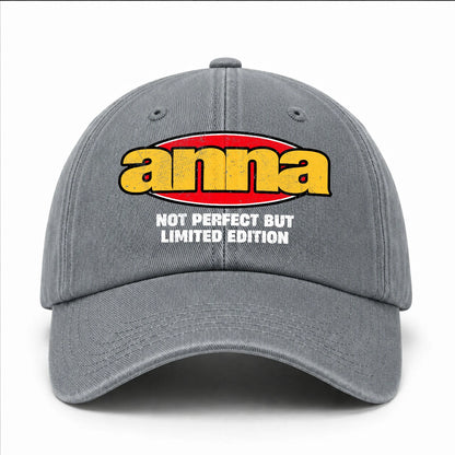 Your Name Not Perfect But Limited Edition Red Logo Washed Cap ANNA 13K1 C84PF