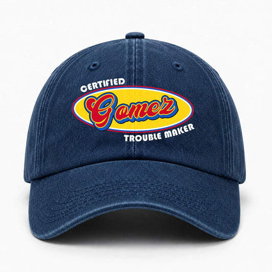 Certified Your Name Trouble Maker Washed Cap GOMEZ 13K1 C73PF