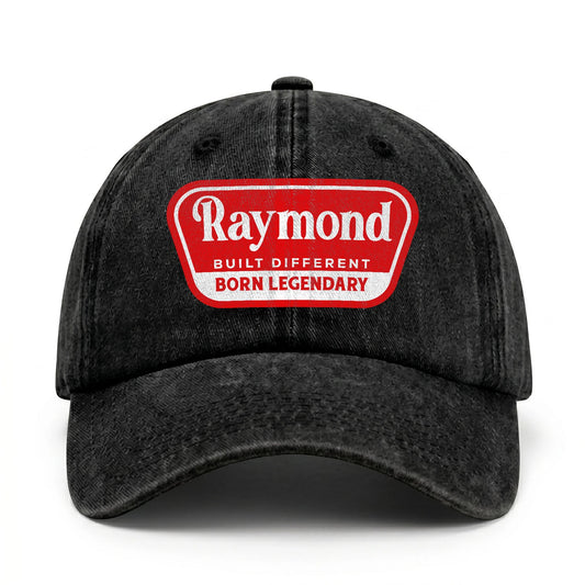 Built Different Born Legendary Red Logo Washed Cap RAYMOND 13K1 C63PF