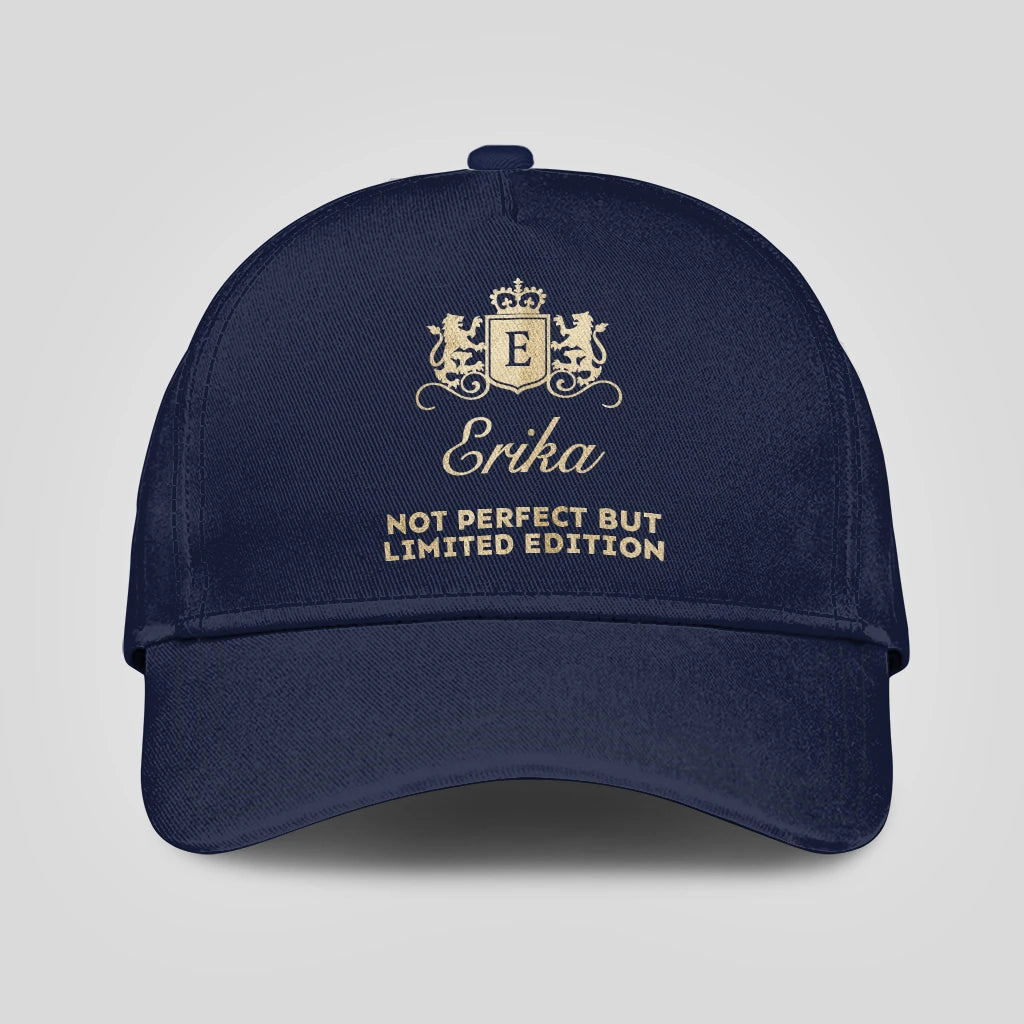Not Perfect But Limited Edition Crest Logo Navy Cap ERIKA 13K1 C160PF