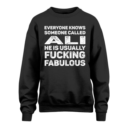ALI 13K1-500–Personalized Funny Quote Apparel “Everyone Knows Someone called...”