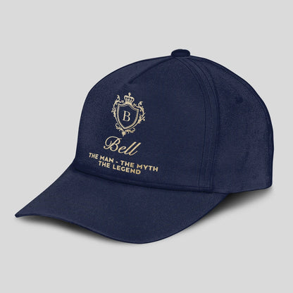 The Man The Myth The Legend Golden Navy Cap BELL 13K1 C138PF