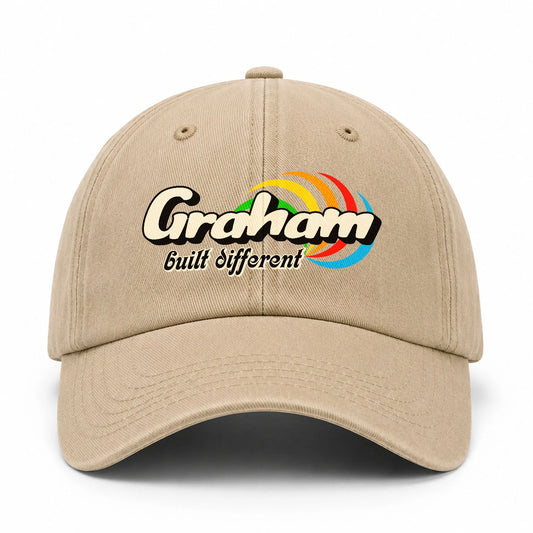 Your Name Built Different Retro Washed Cap GRAHAM 13K1 C55PF