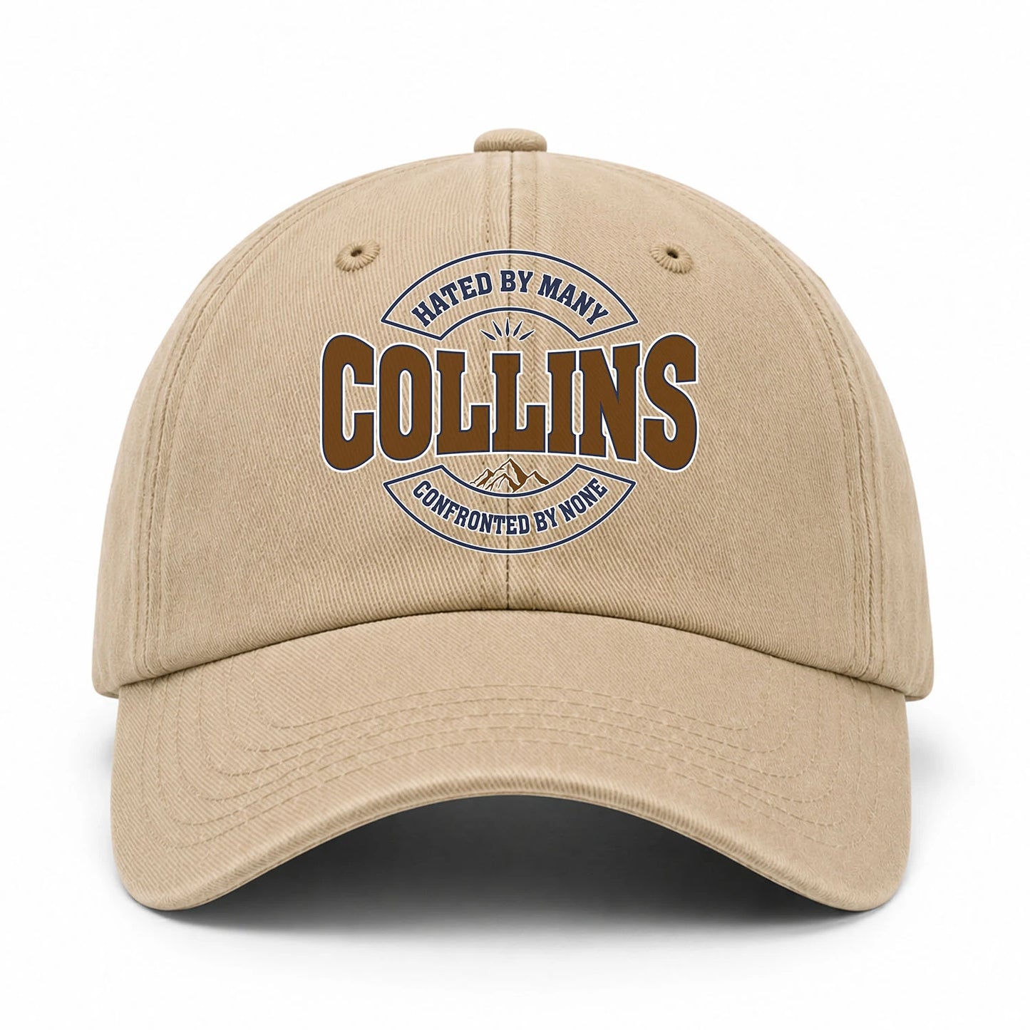 Hated By Many Confronted By None Washed Cap COLLINS 13K1 C36PF