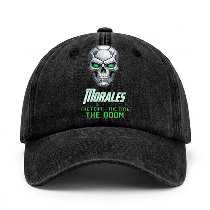 The Fear The Fate The Doom Skull Washed Cap MORALES 13K1 C99PF