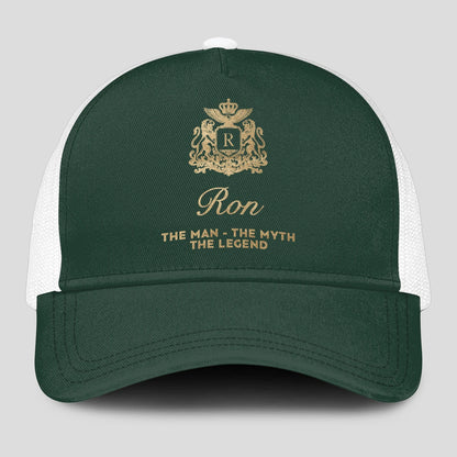 The Man The Myth The Legend Sage Green Mesh Cap RON 13K1 C192PF