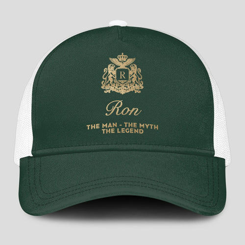 The Man The Myth The Legend Sage Green Mesh Cap RON 13K1 C192PF