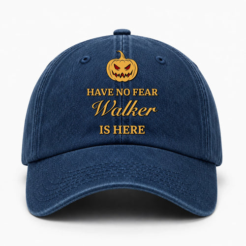 Have No Fear Your Name Is Here Jack O' Lantern Washed Cap WALKER 13K1 C165PF