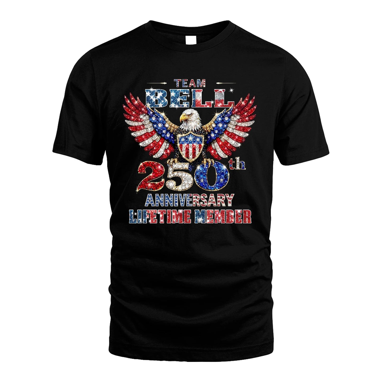 BEAR 13K1-523 Personalized "Team...Lifetime Member" America 250 Design