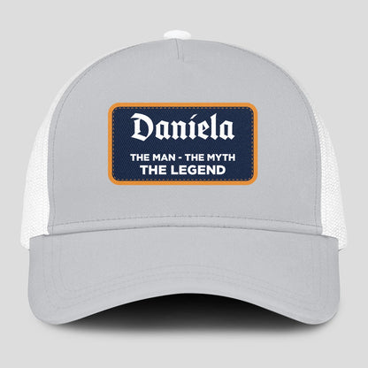 The Man The Myth The Legend Gray Mesh Cap DANIELA 13K1 C204PF