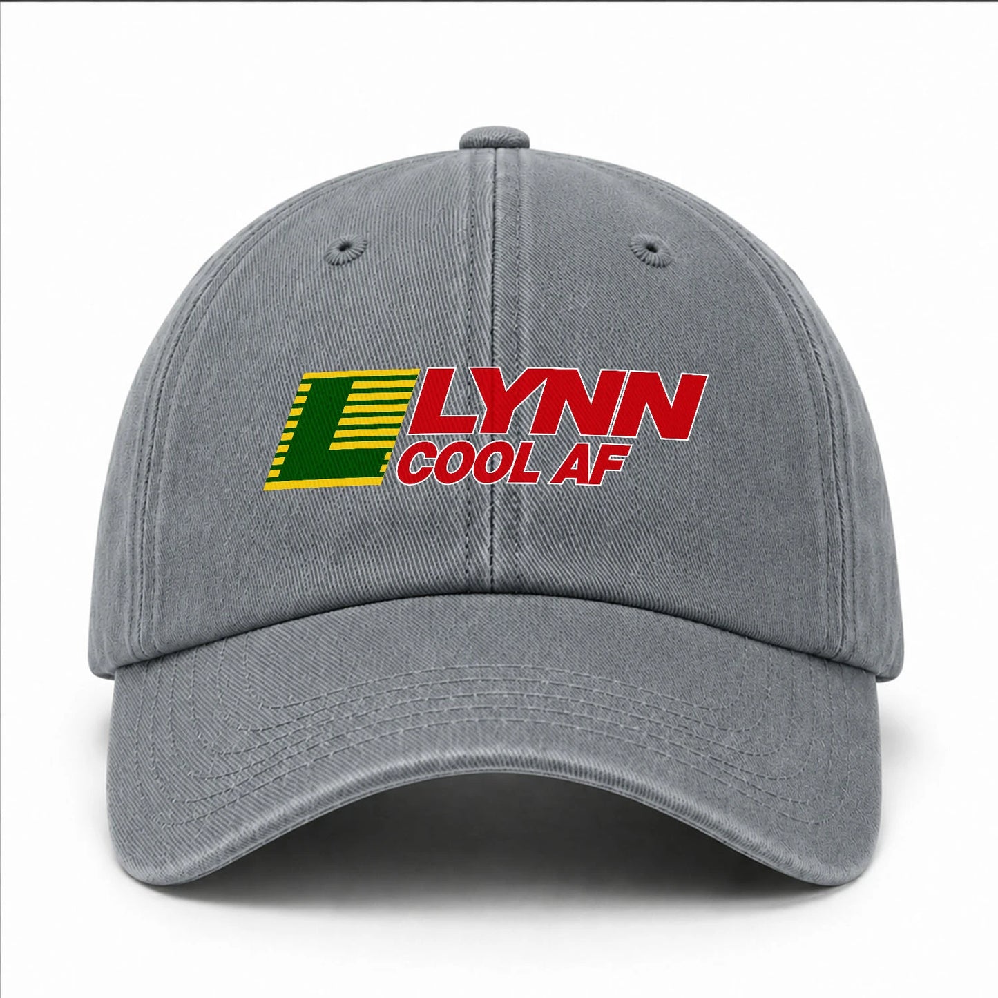 Your Name Cool Af Funny Washed Cap LYNN 13K1 C85PF