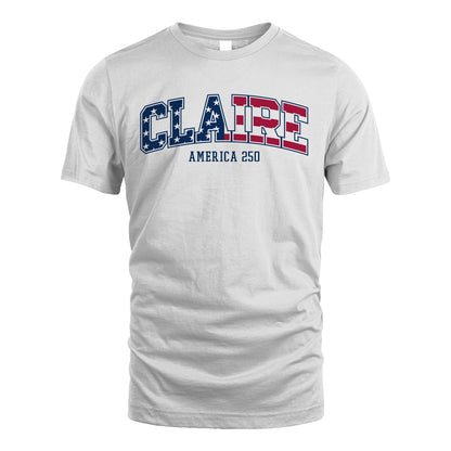 CLAIRE 13K1-555 America 250 Personalized