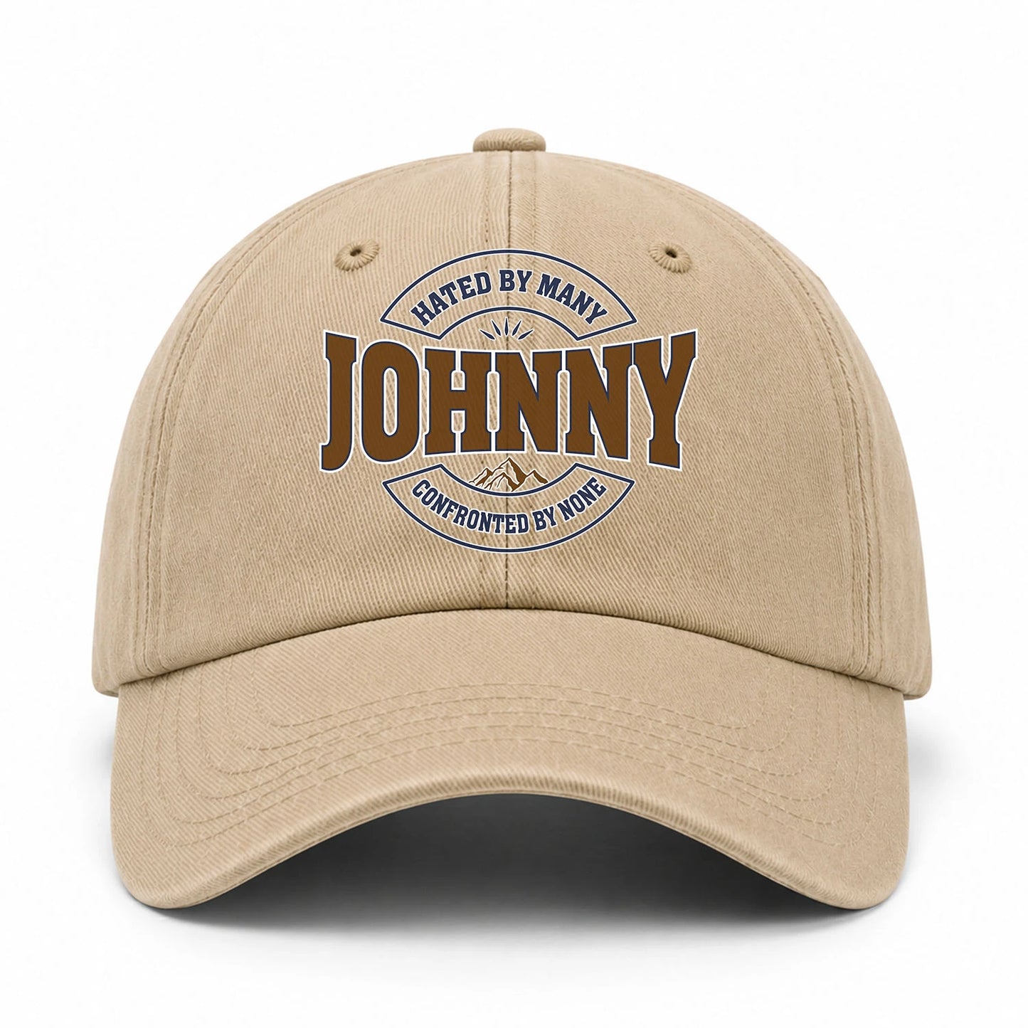 Hated By Many Confronted By None Washed Cap JOHNNY 13K1 C36PF