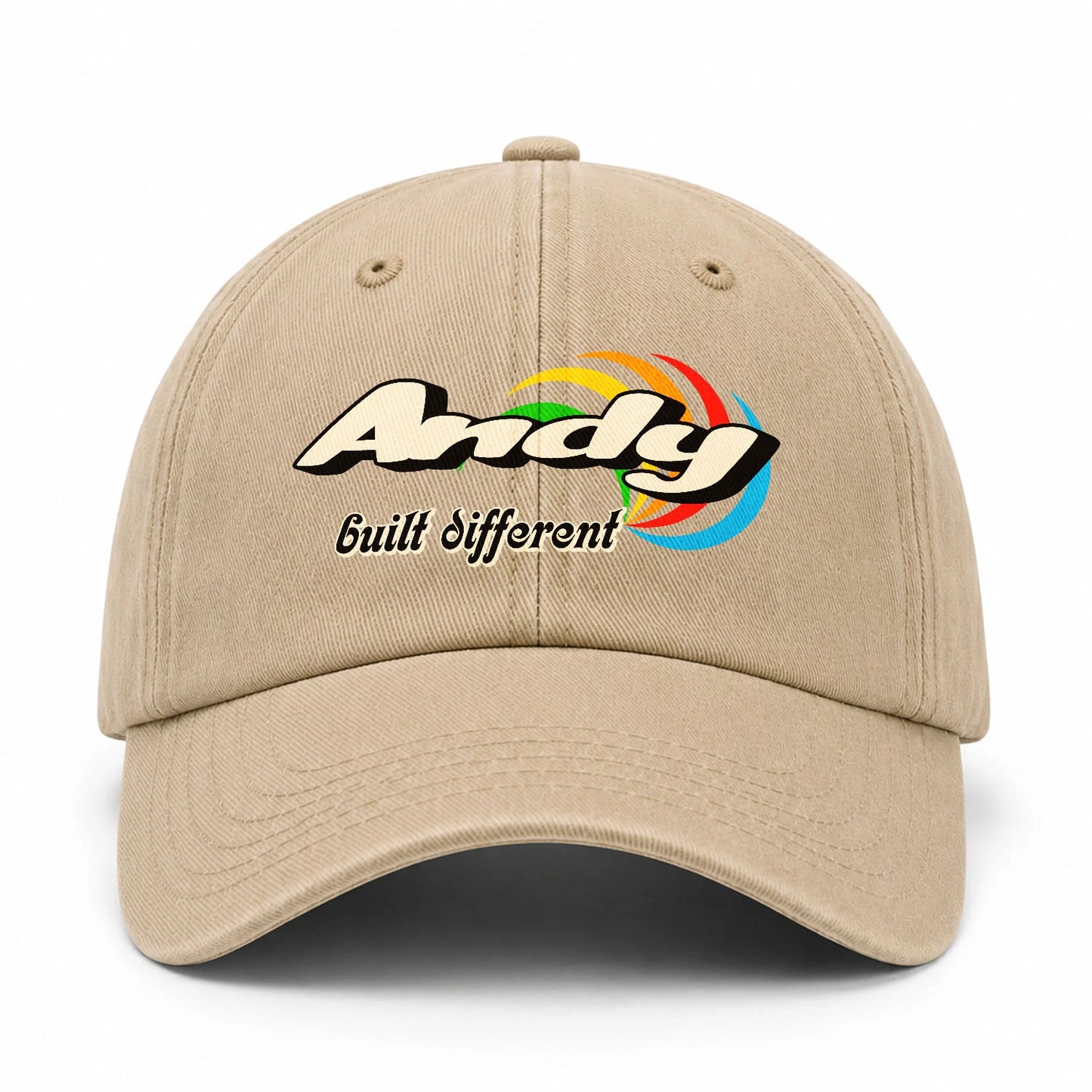 Your Name Built Different Retro Washed Cap ANDY 13K1 C55PF