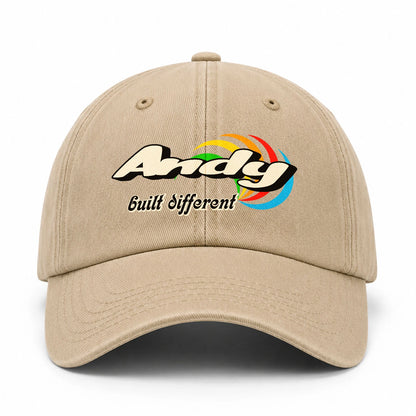 Your Name Built Different Retro Washed Cap ANDY 13K1 C55PF