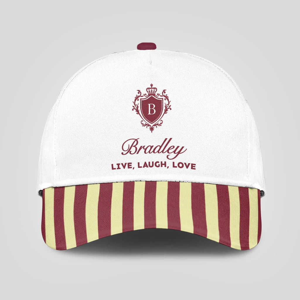 Live Laugh Love Burgundy And Yellow Cap BRADLEY 13K1 C120PF