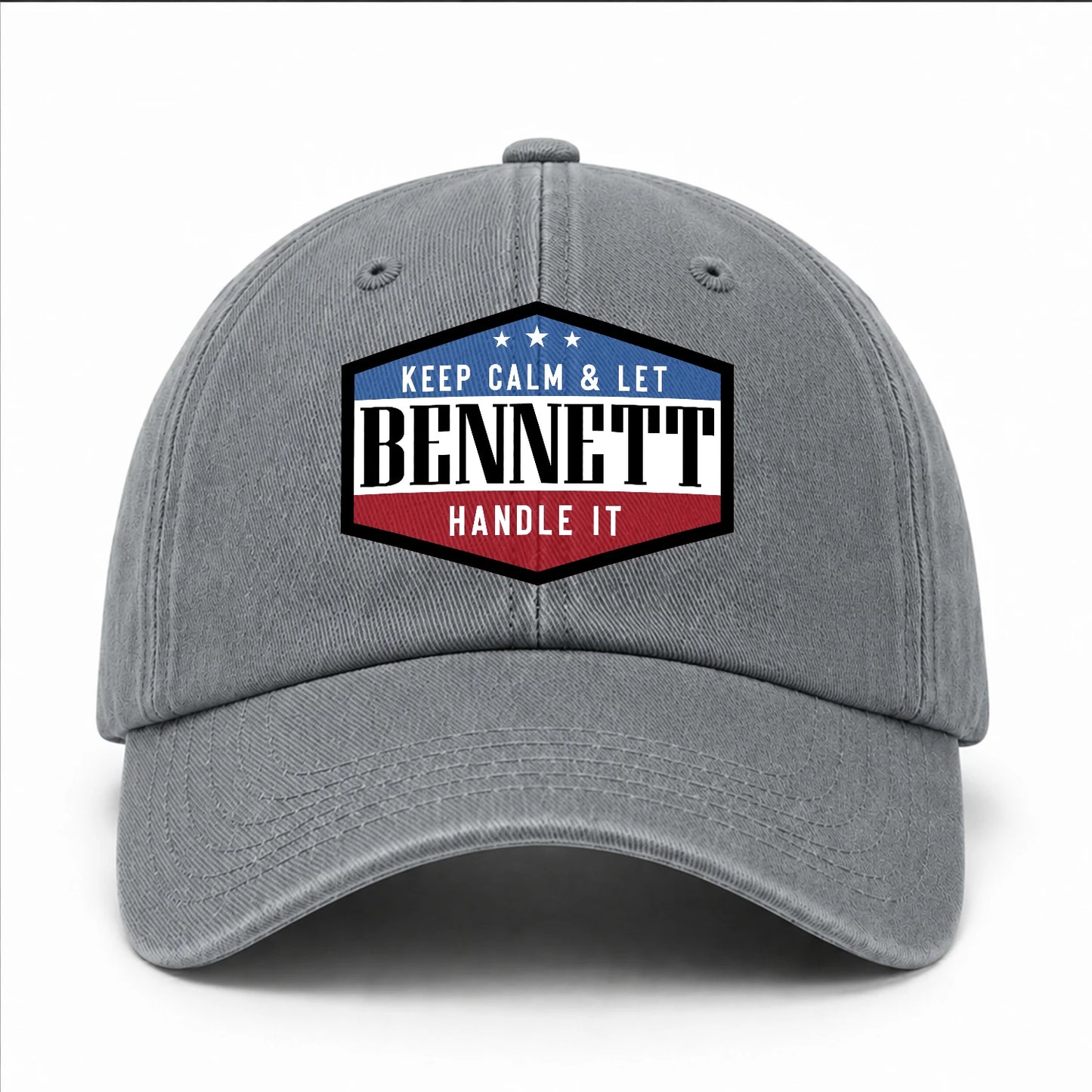 Keep Calm & Let Your Name Handle It Washed Cap BENNETT 13K1 C87PF