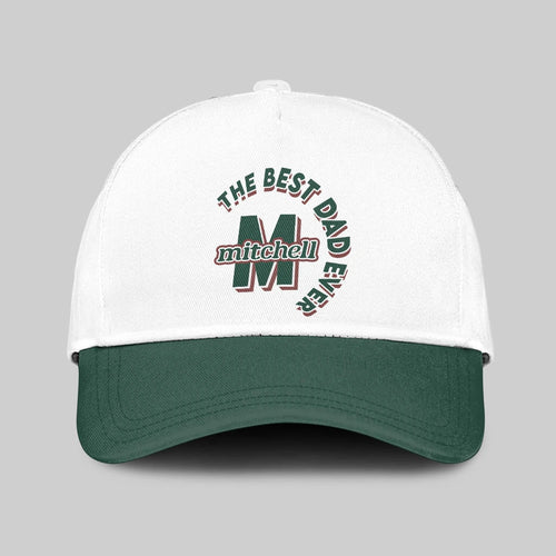 The Best Dad Ever Custom Name Cap MITCHELL 13K1 C35PF