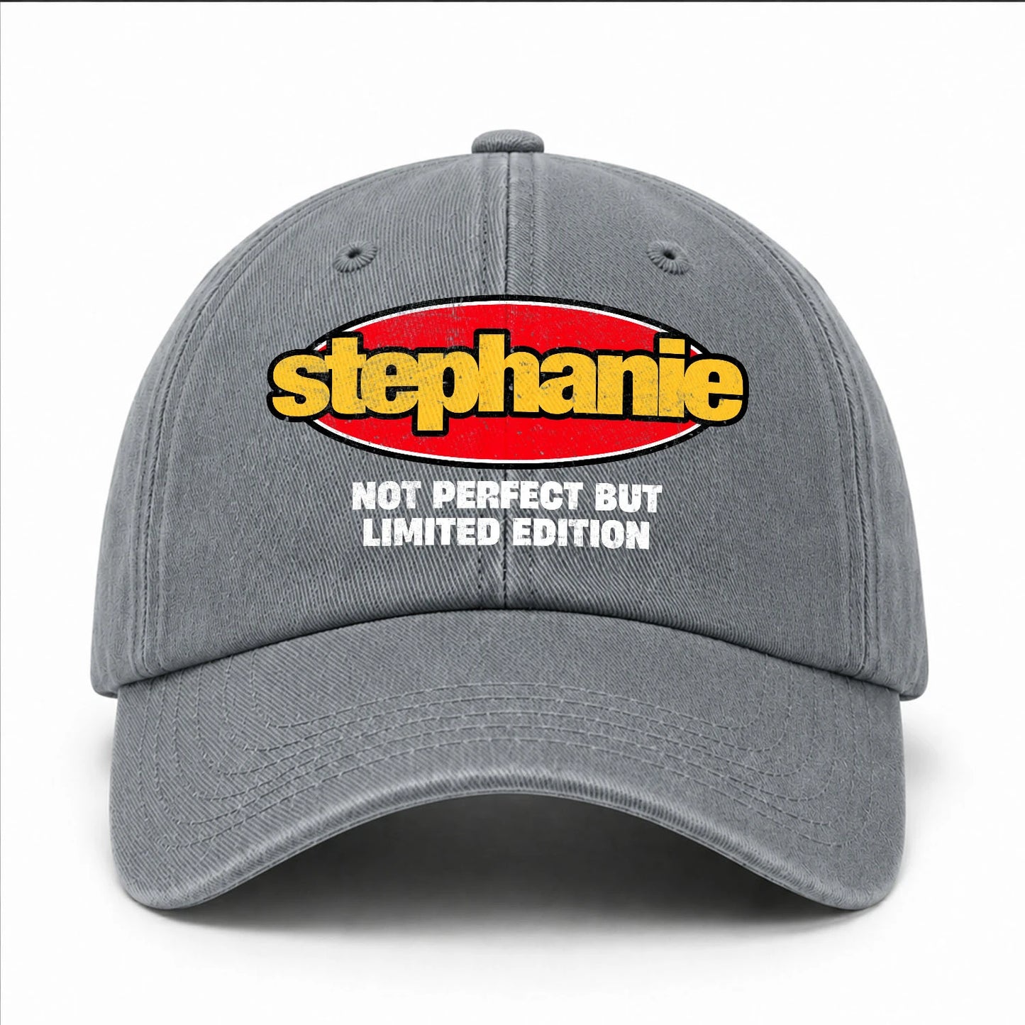 Your Name Not Perfect But Limited Edition Red Logo Washed Cap STEPHANIE 13K1 C84PF