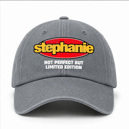 Your Name Not Perfect But Limited Edition Red Logo Washed Cap STEPHANIE 13K1 C84PF