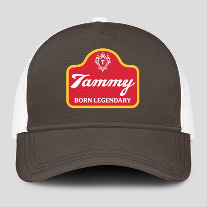Born Legendary Charcoal Mesh Cap TAMMY 13K1 C196PF